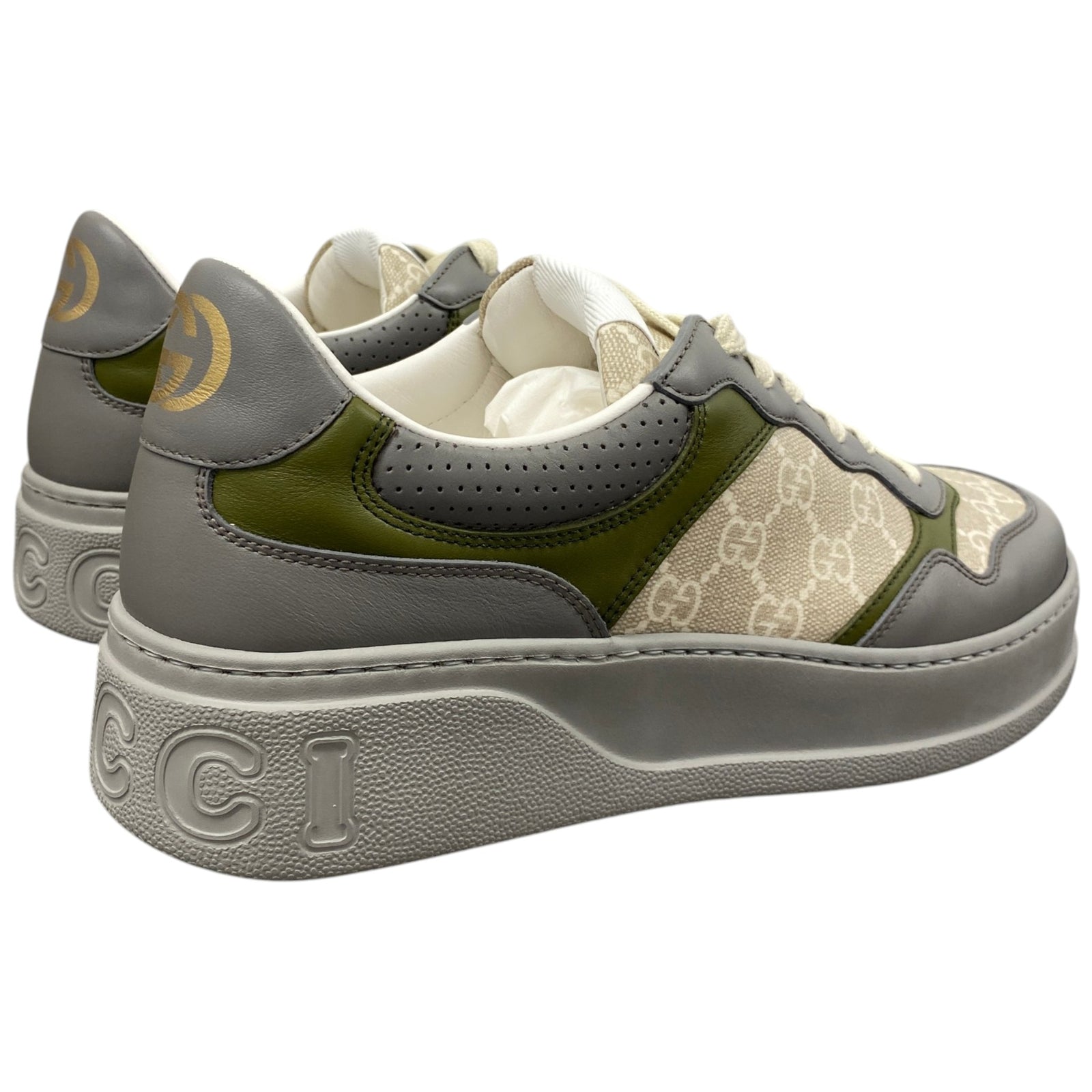 Men's Chunky B Low Trainers Grey Size EU 42 / UK 8 - Photo 9