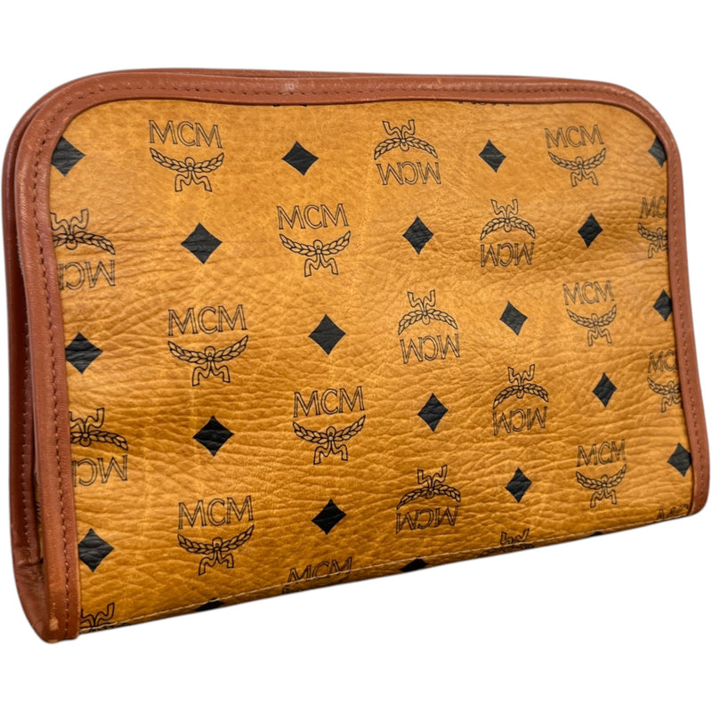 Women's Cognac Visetos Pouch Brown