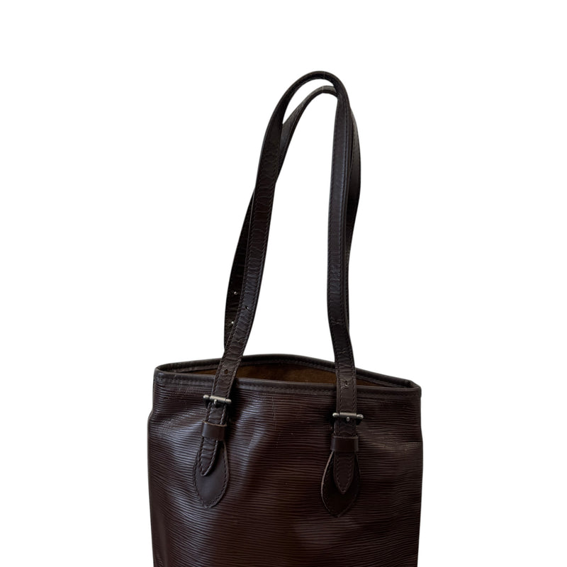 Women's Epi Petit Bucket Bag Brown