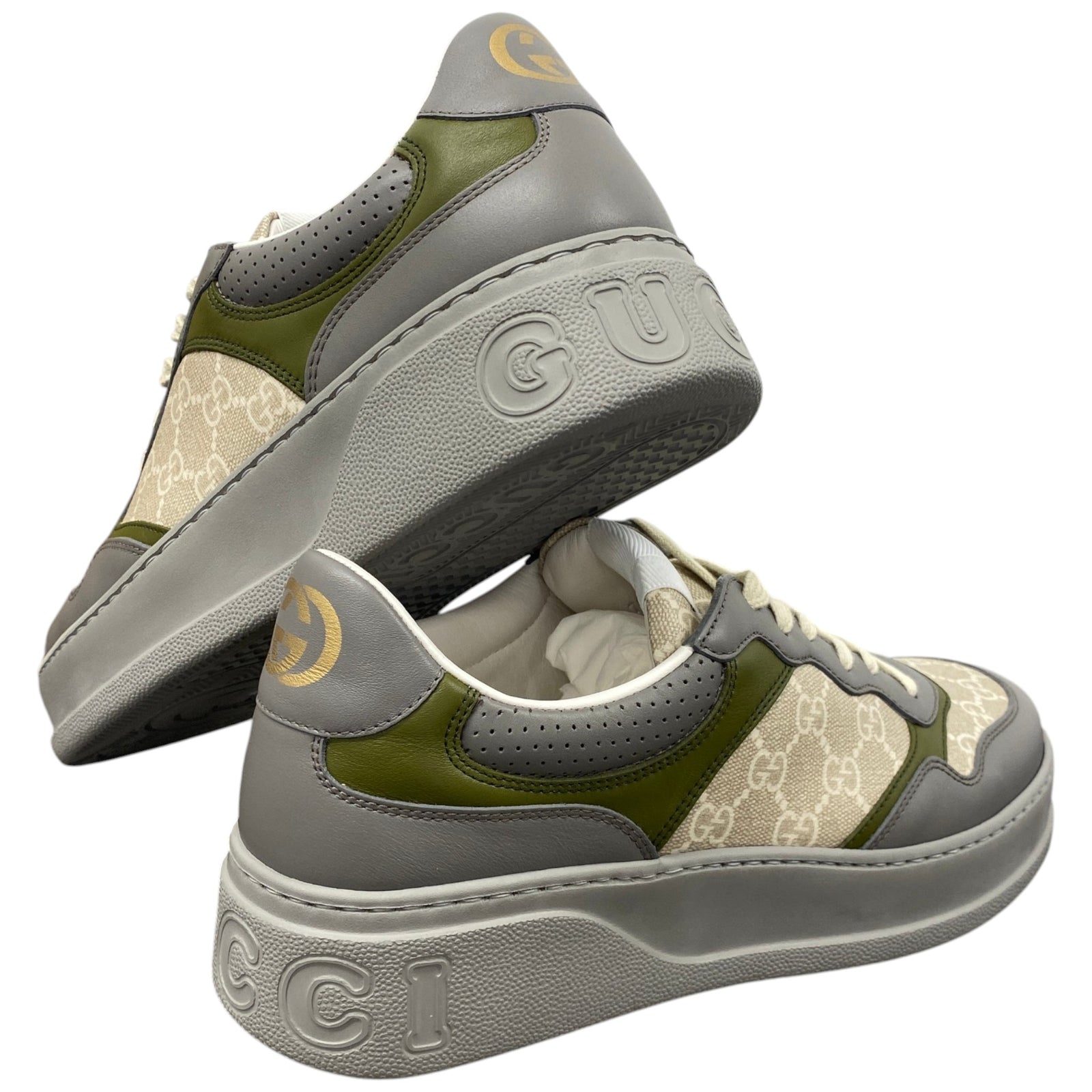 Men's Chunky B Low Trainers Grey Size EU 42 / UK 8 - Photo 10