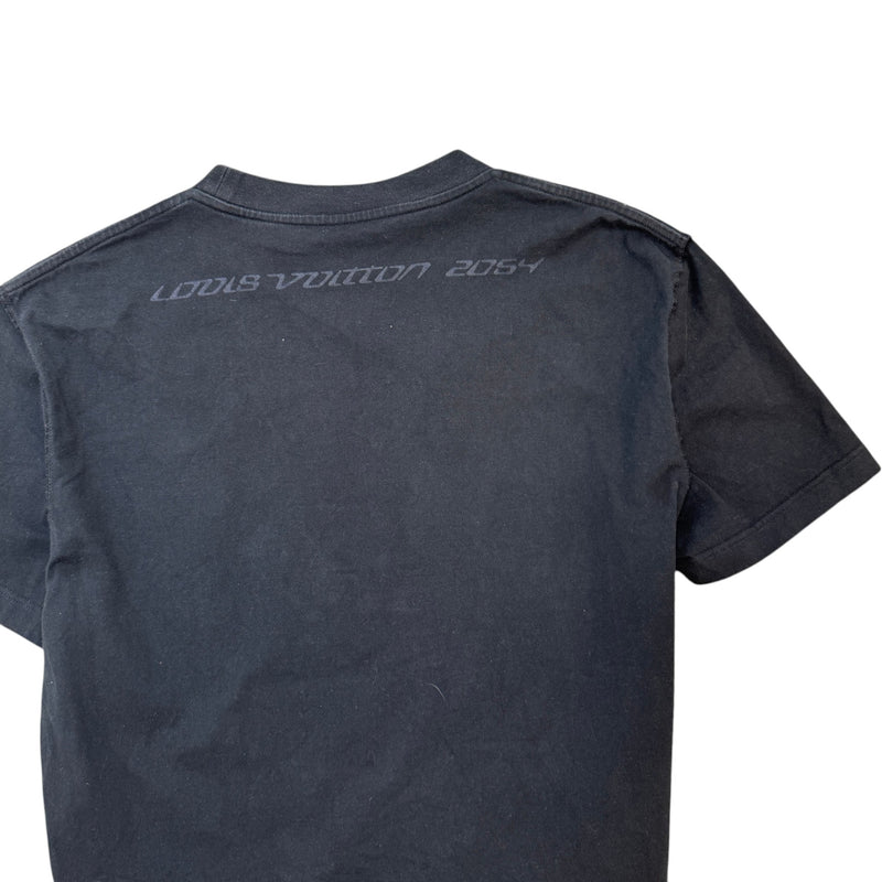 Men's Logo Print T-Shirt Black Size M