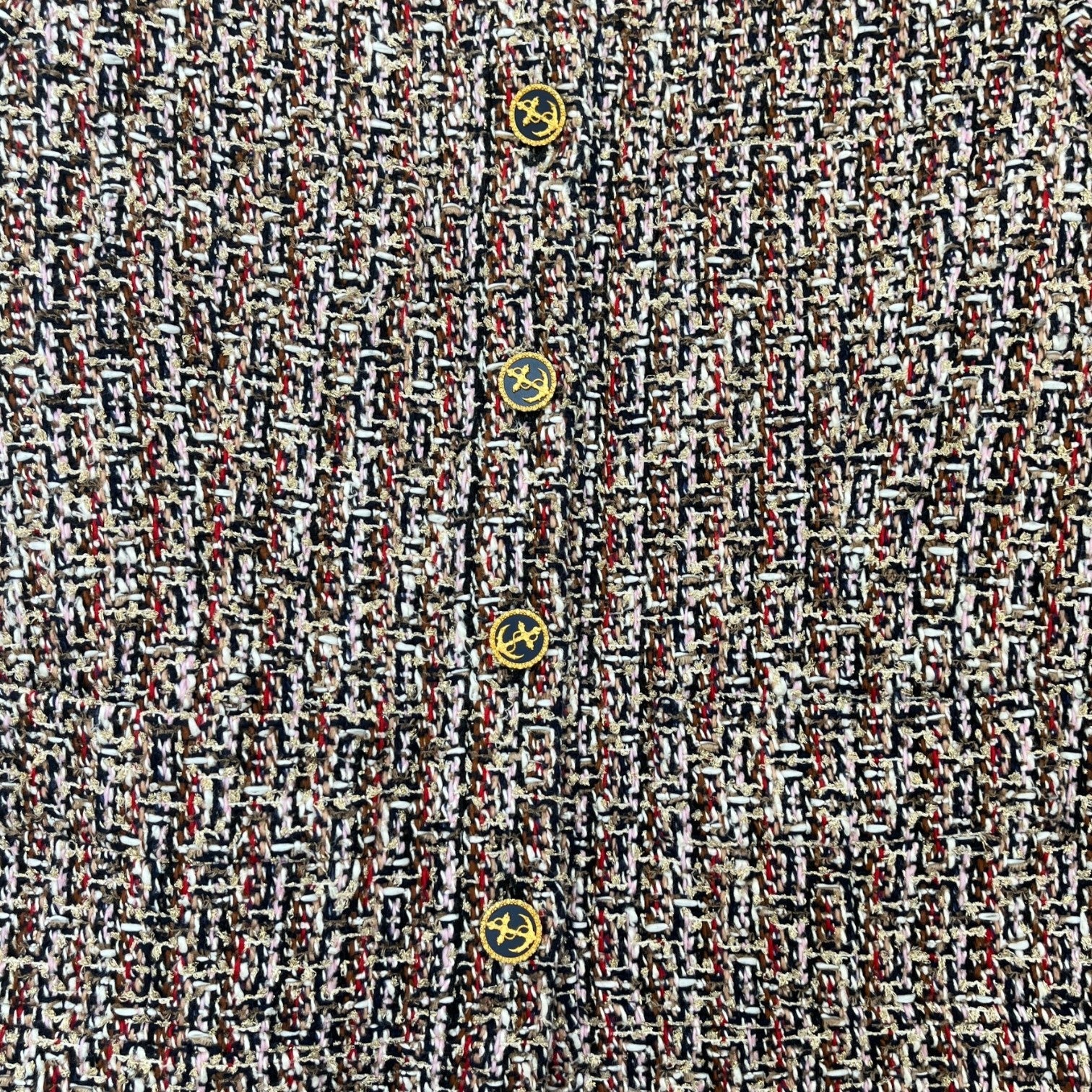 Women's Tweed Belted Skater Dress & Blazer Top Multi-Coloured Size M - Photo 11