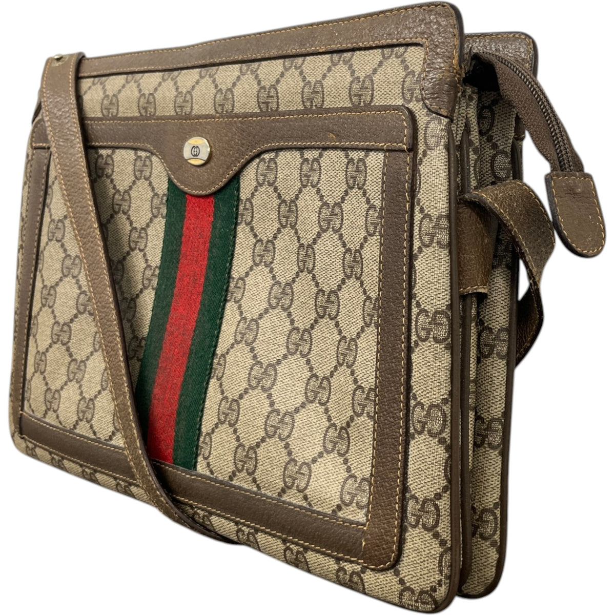 Women's GG Supreme Handbag Brown - Photo 3