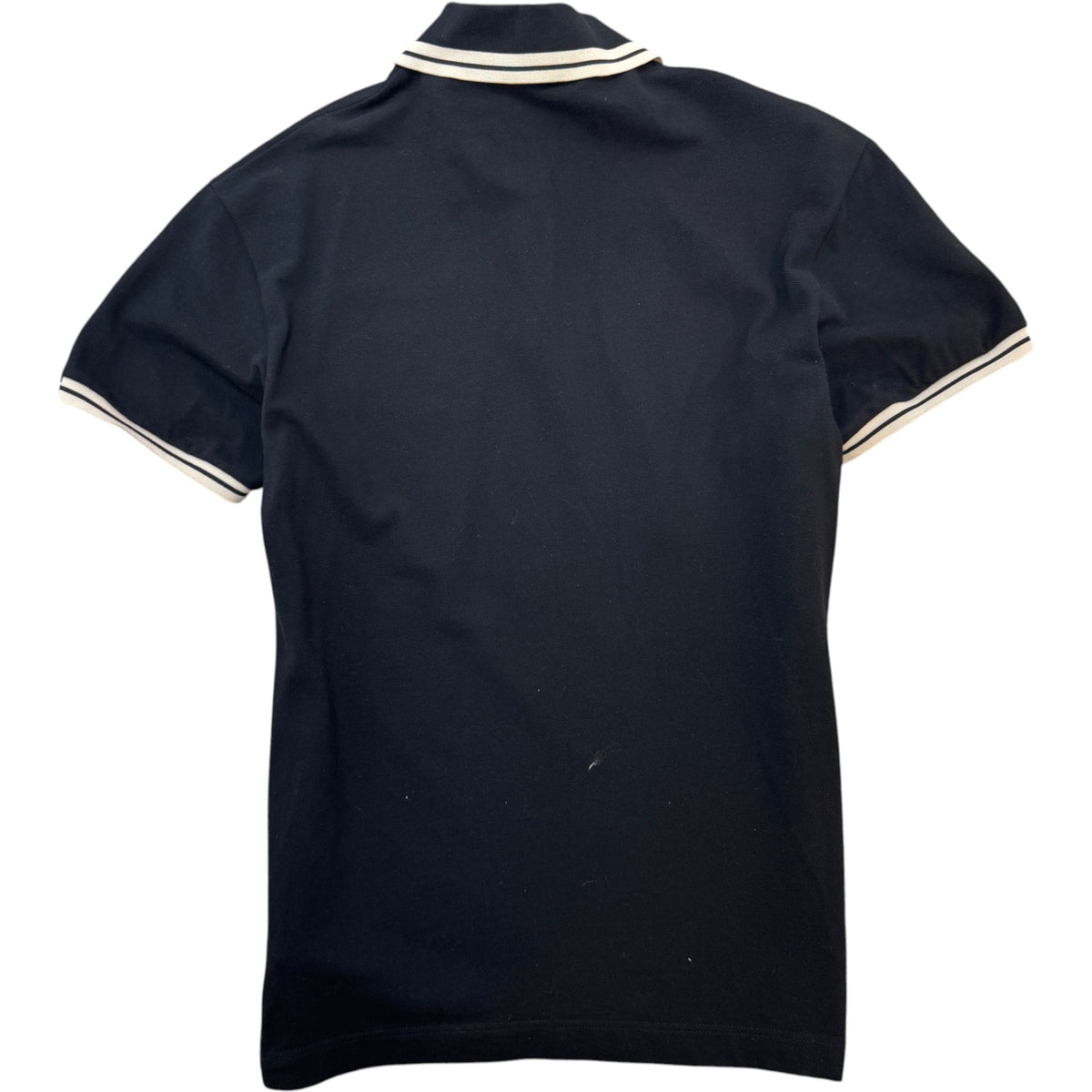Men's Embroidered Logo Polo Shirt Black Size M - Photo 4