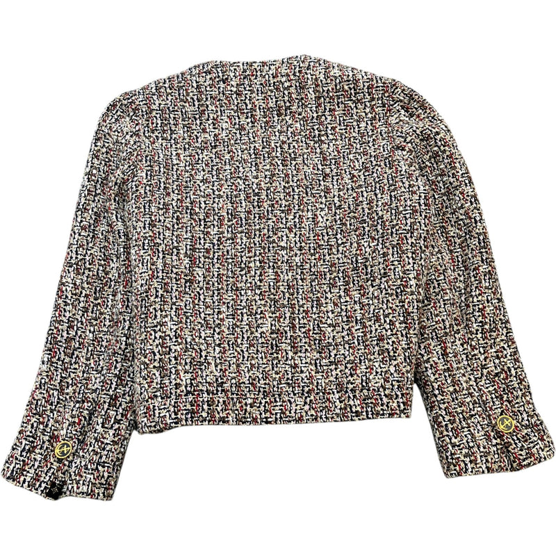 Women's Tweed Belted Skater Dress & Blazer Top Multi-Coloured Size M