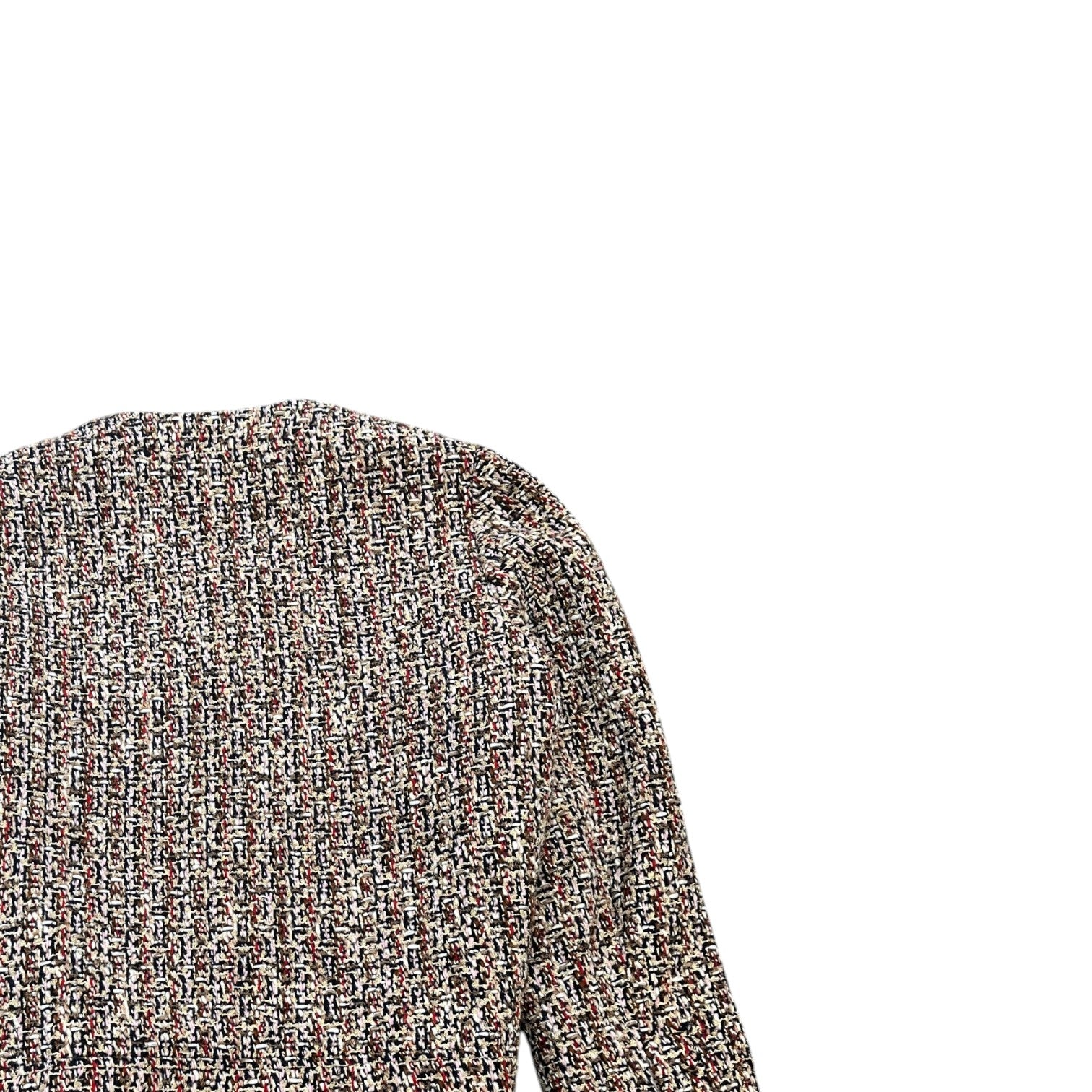 Women's Tweed Belted Skater Dress & Blazer Top Multi-Coloured Size M - Photo 9