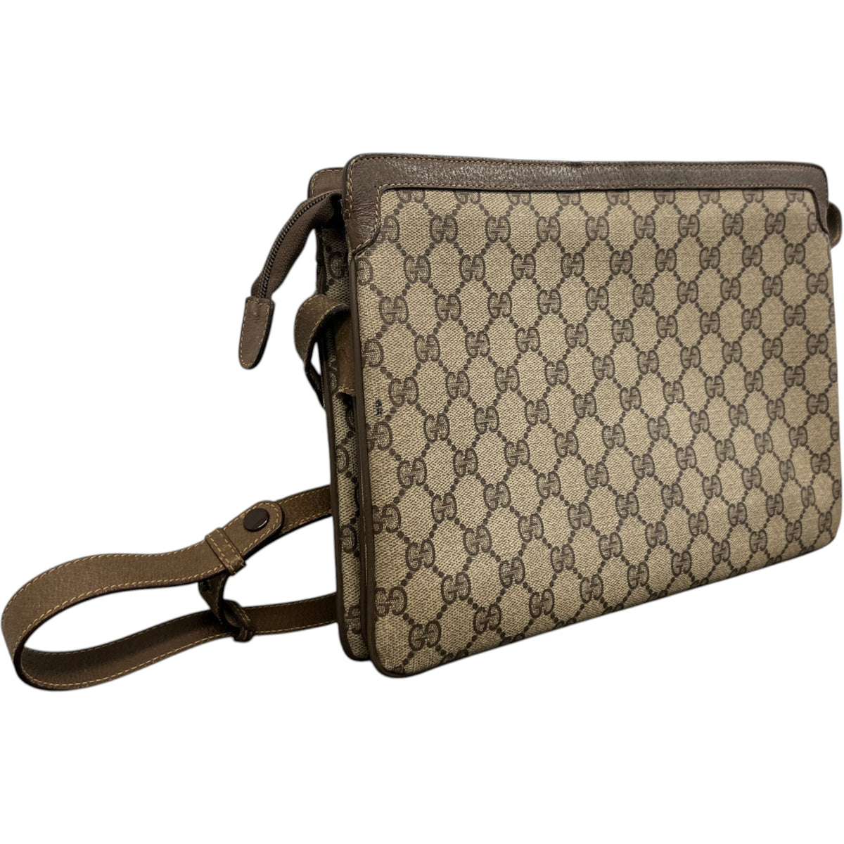 Women's GG Supreme Handbag Brown - Photo 9