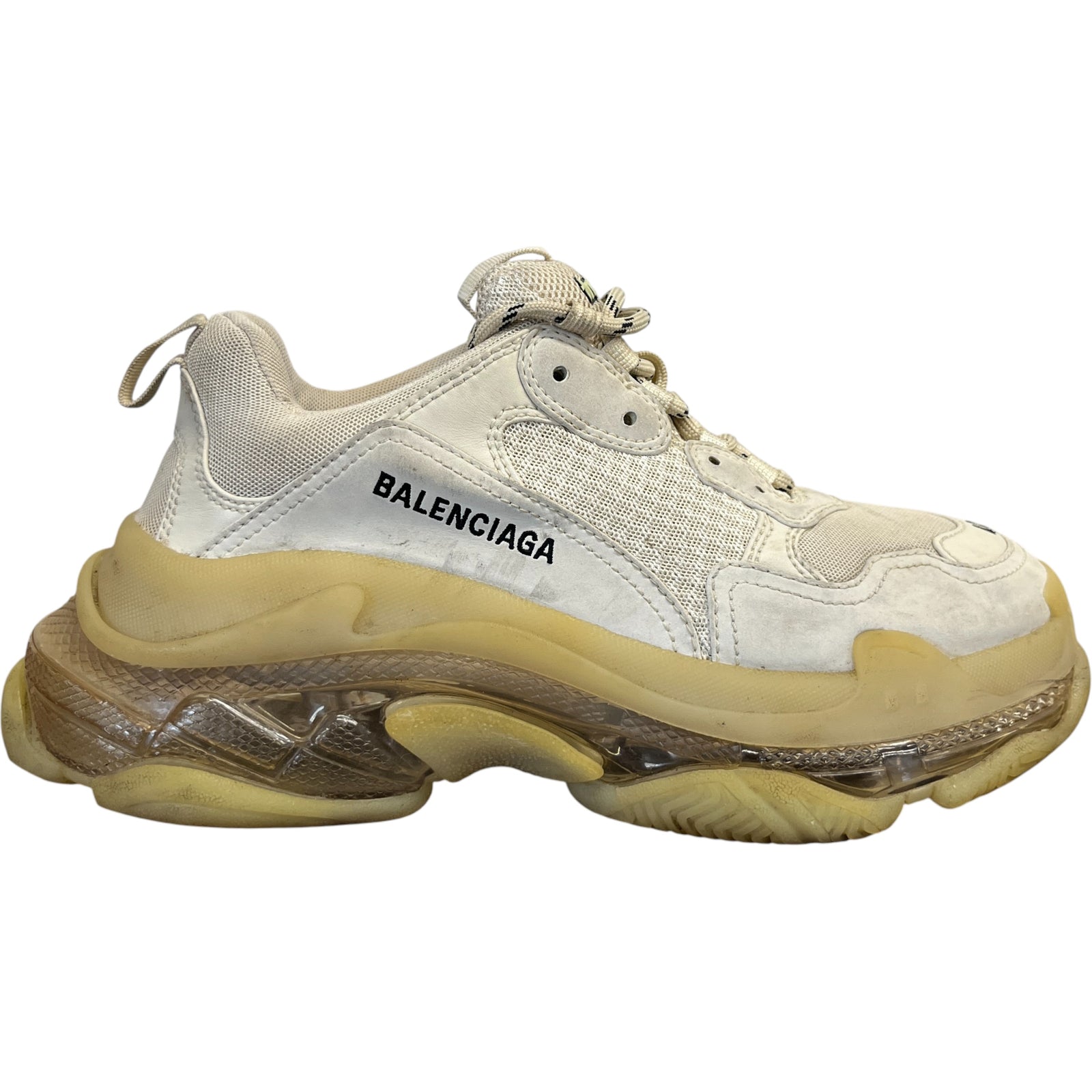 Men's Triple S Low Trainers Beige Size EU 40 / UK 6 - Photo 1