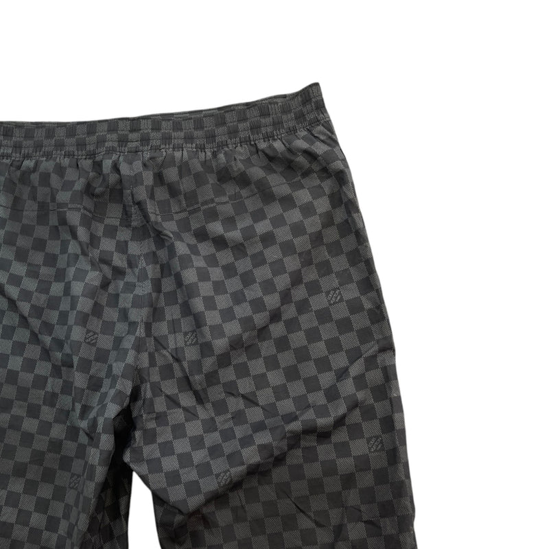 Men's Damier Graphite Swim Shorts Black Size S