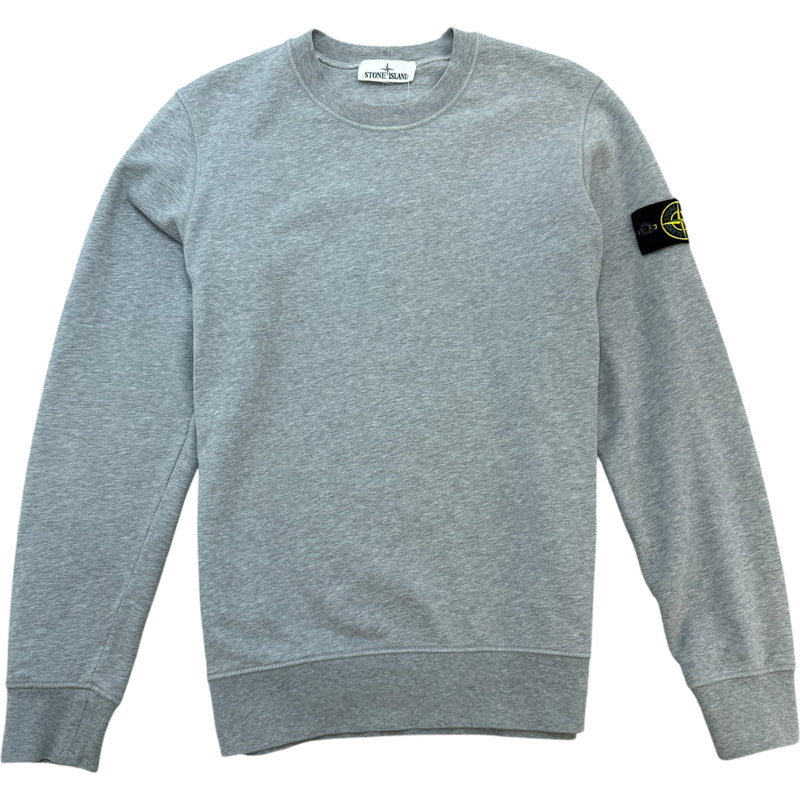 Men's Applique Logo Sweatshirt Grey Size L