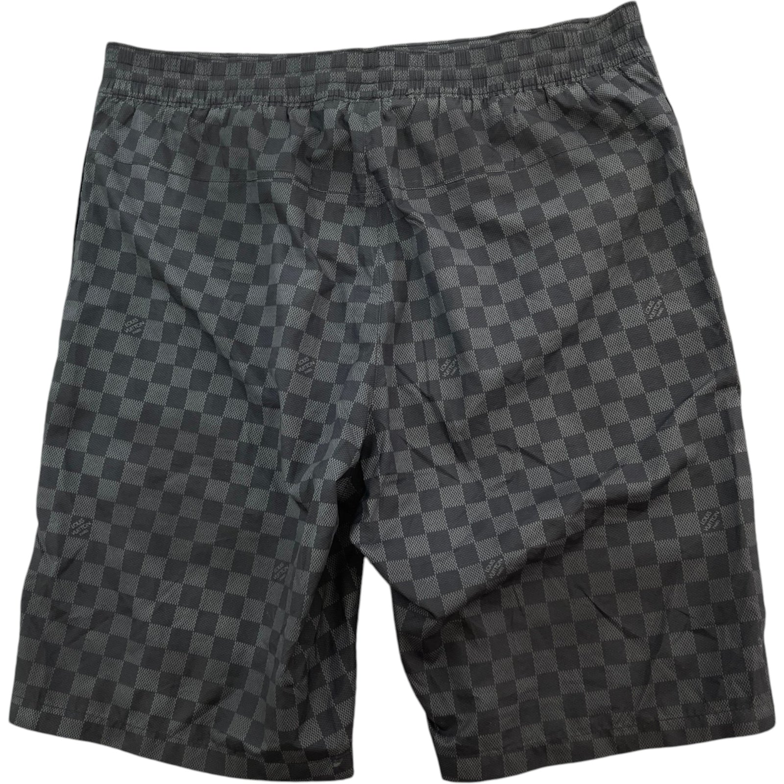 Men's Damier Graphite Swim Shorts Black Size S - Photo 2