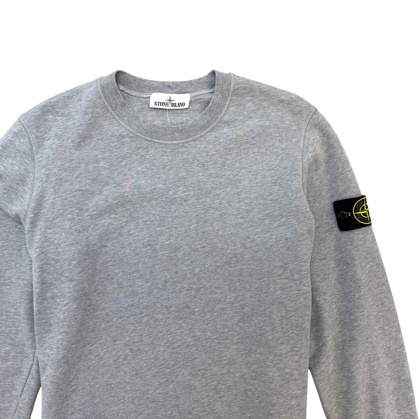 Men's Applique Logo Sweatshirt Grey Size L - Photo 3