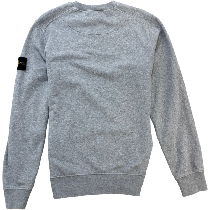 Men's Applique Logo Sweatshirt Grey Size L