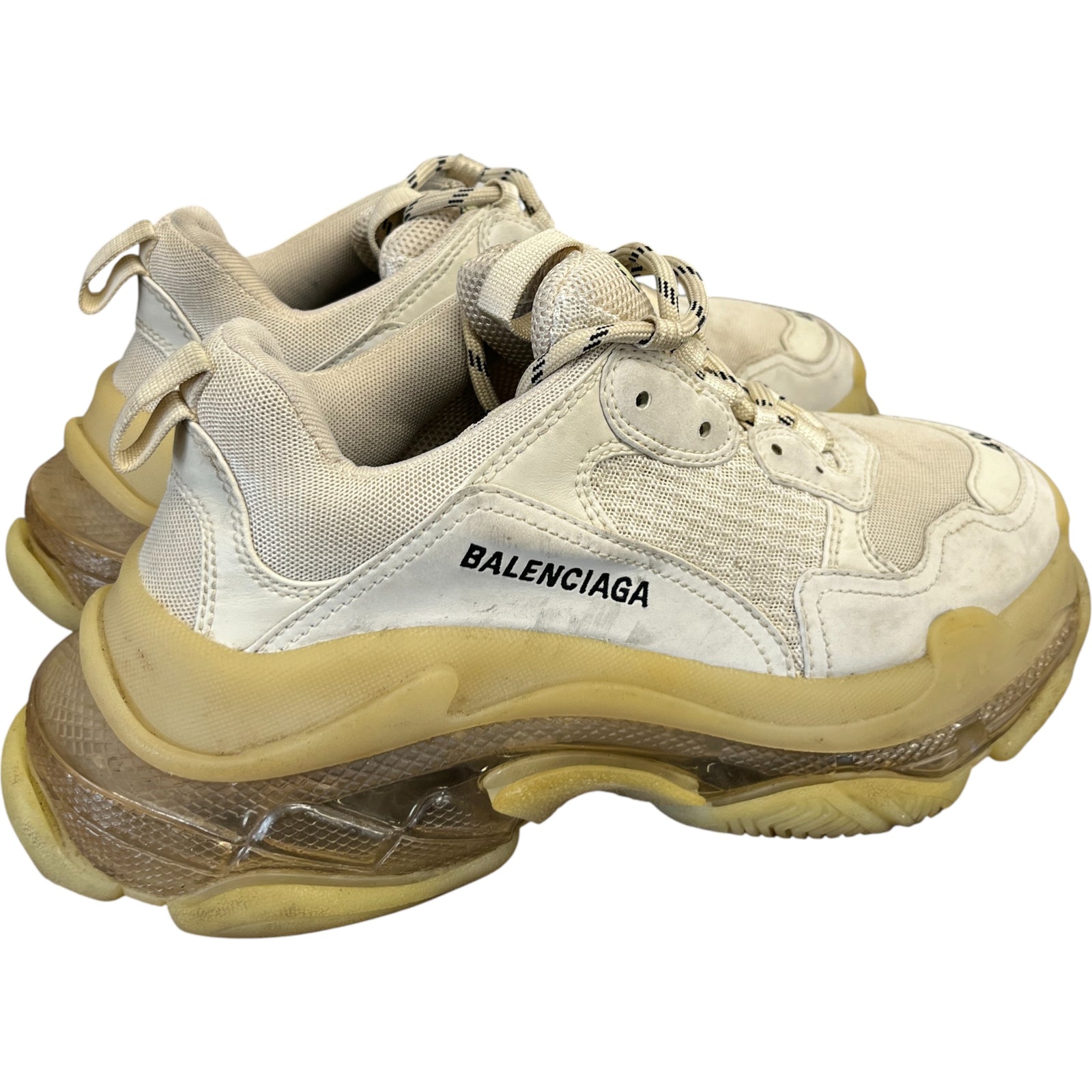 Men's Triple S Low Trainers Beige Size EU 40 / UK 6 - Photo 8