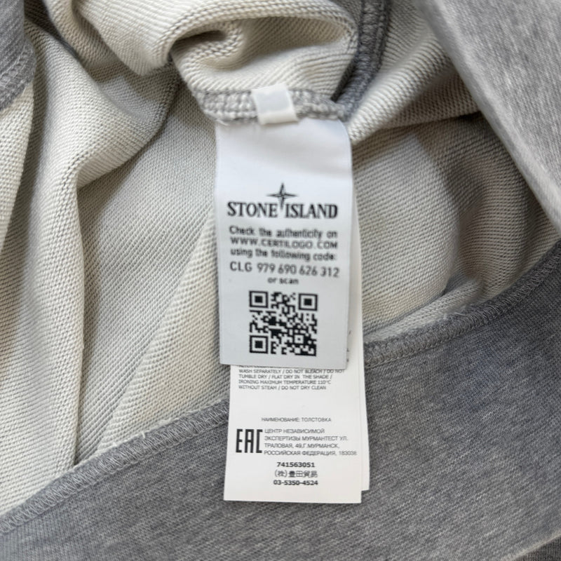 Men's Applique Logo Sweatshirt Grey Size L