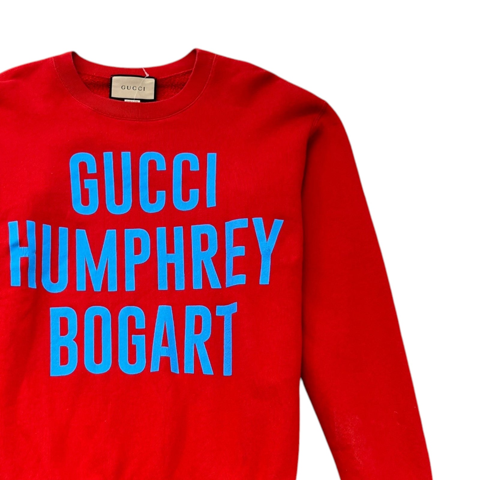 Men's Humphrey Bogart Print Sweatshirt Red Size S - Photo 3