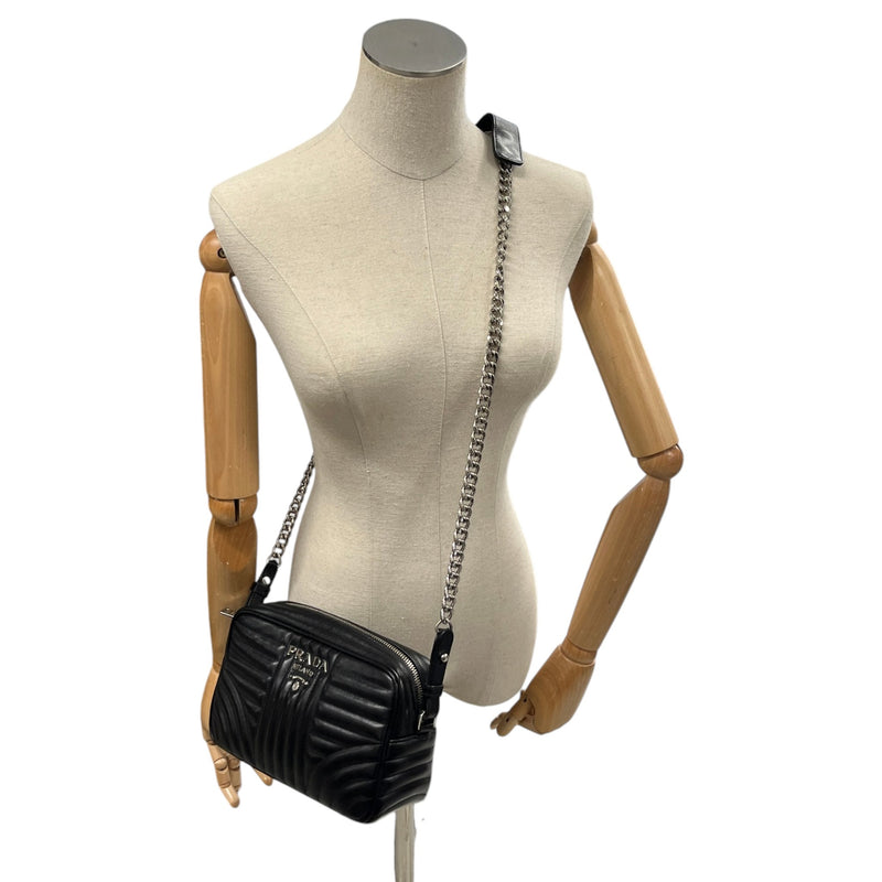 Women's Diagramme Camera Crossbody Bag Black