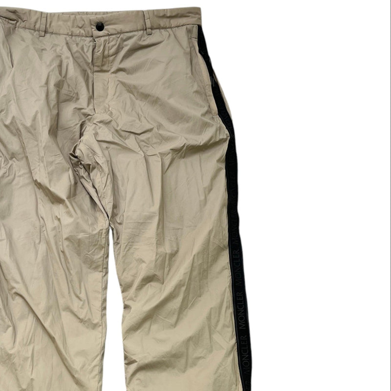 Men's Tape Logo Trousers Beige Size M / W32