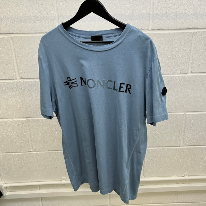 Men's Logo Crewneck T-Shirt Blue Size XXL