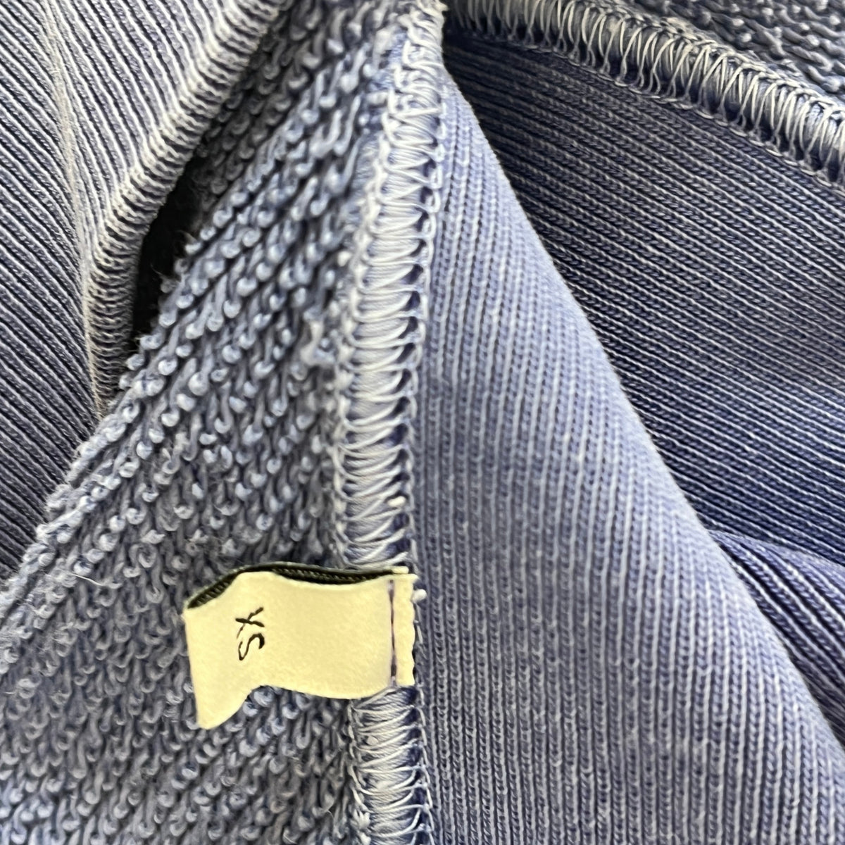 Men's Distressed Interlocking G Hoodie Blue Size XS - Photo 9