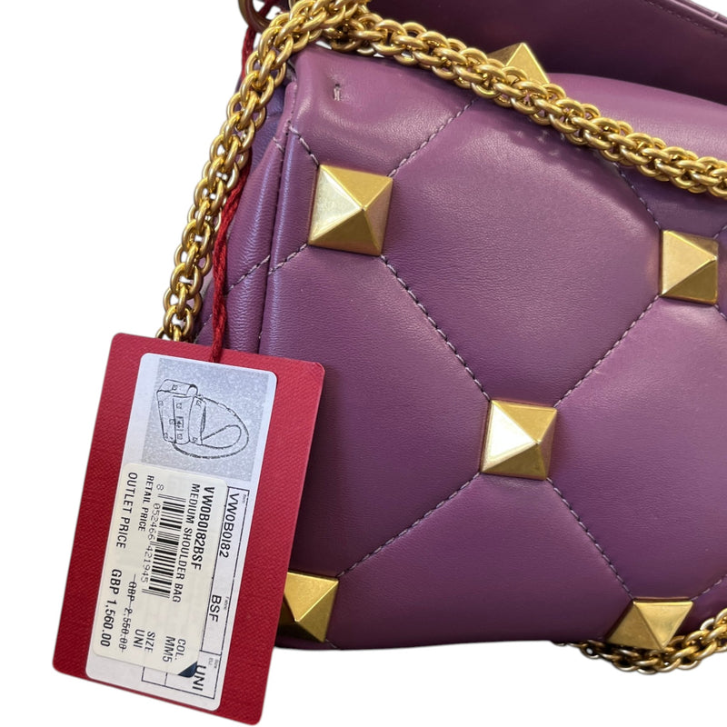 Women's Roman Stud Bag Purple