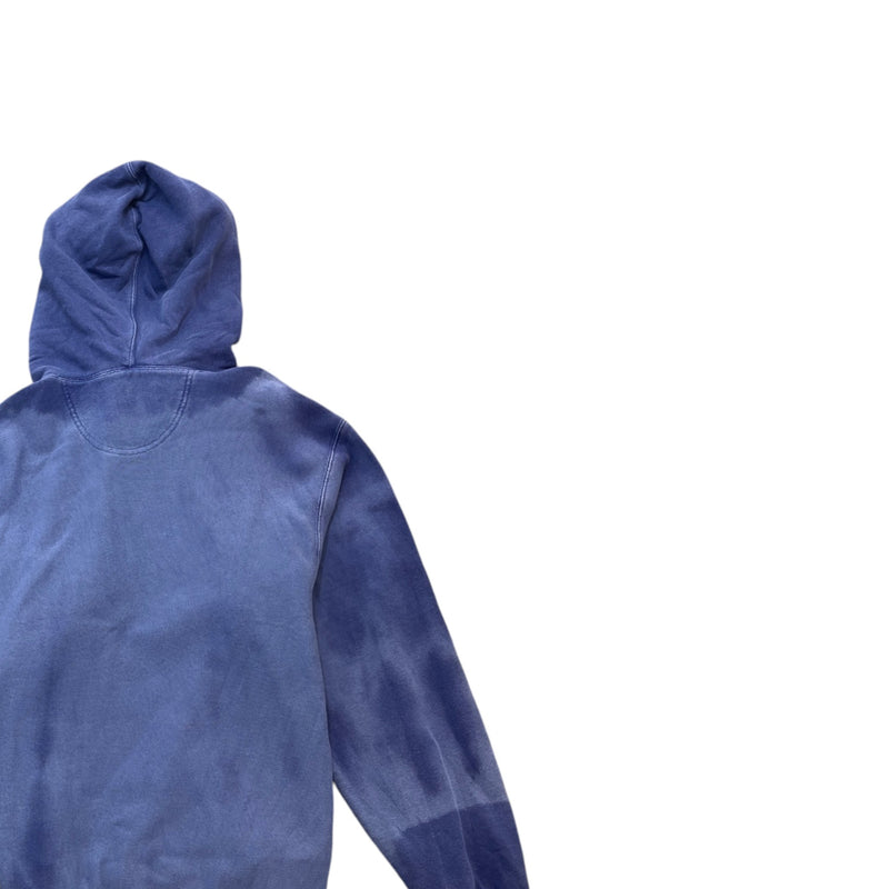 Men's Distressed Interlocking G Hoodie Blue Size XS