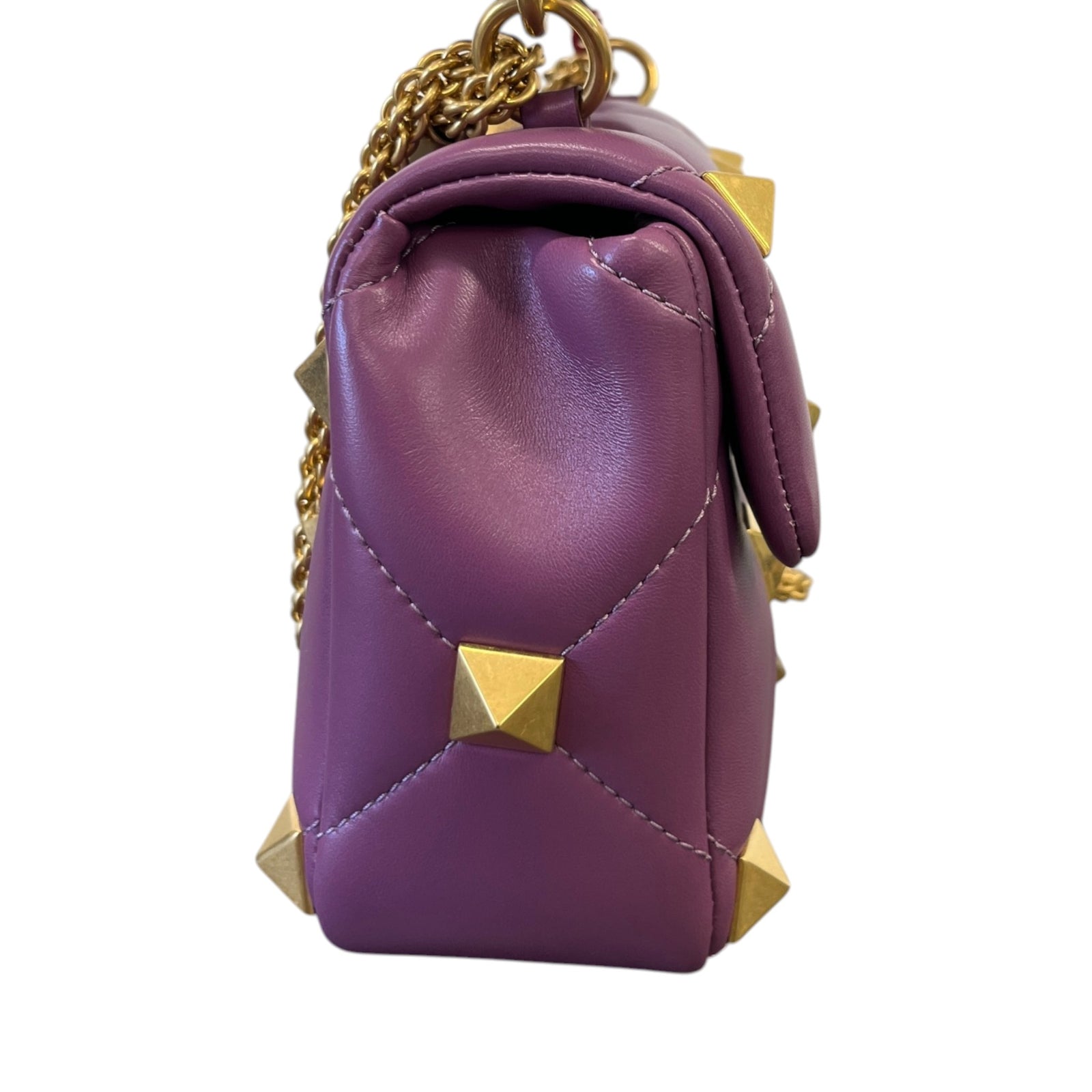 Women's Roman Stud Bag Purple - Photo 5