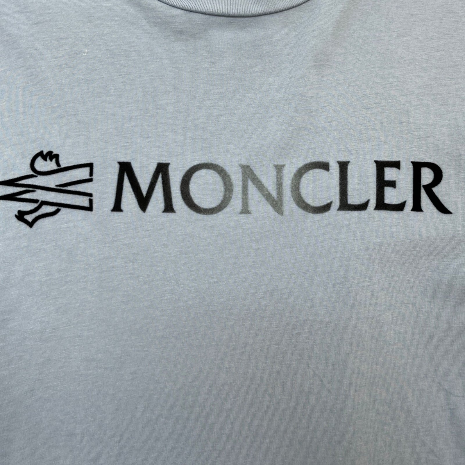 Men's Logo Crewneck T-Shirt Blue Size XXL - Photo 6