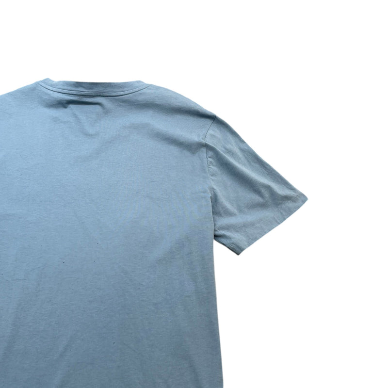 Men's Logo Crewneck T-Shirt Blue Size XXL