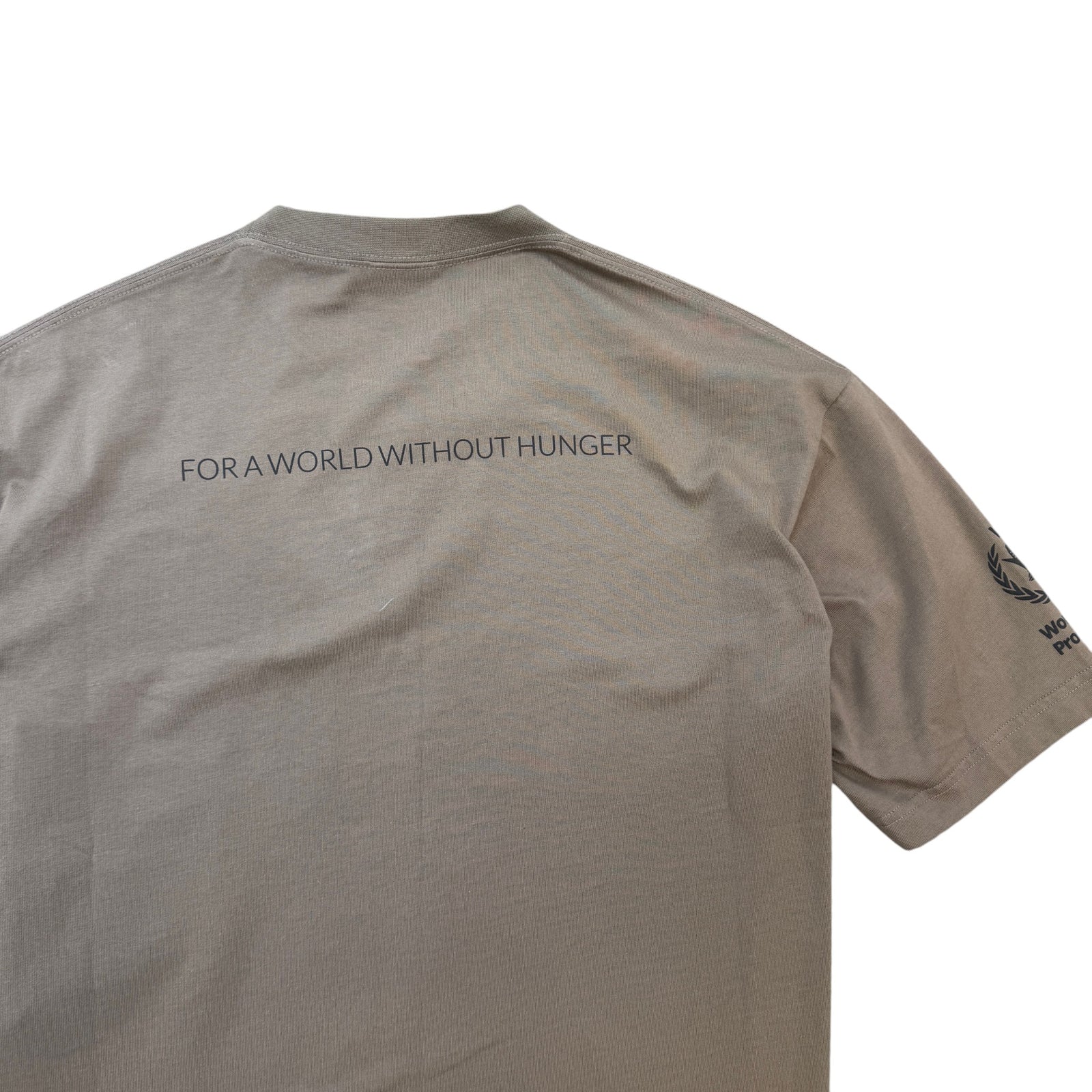 Men's WFP Logo T-Shirt Khaki Size L - Photo 4