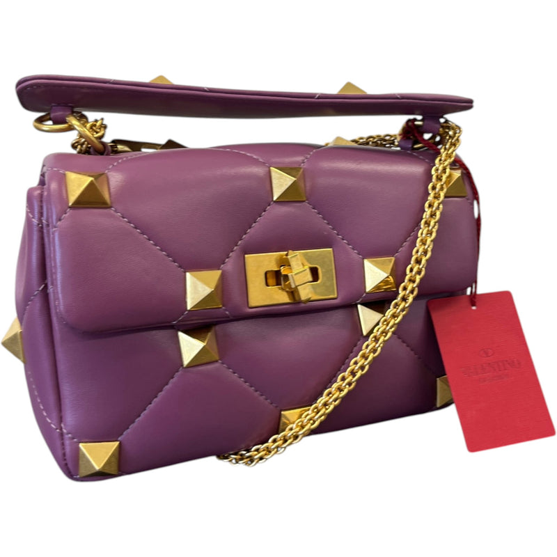 Women's Roman Stud Bag Purple