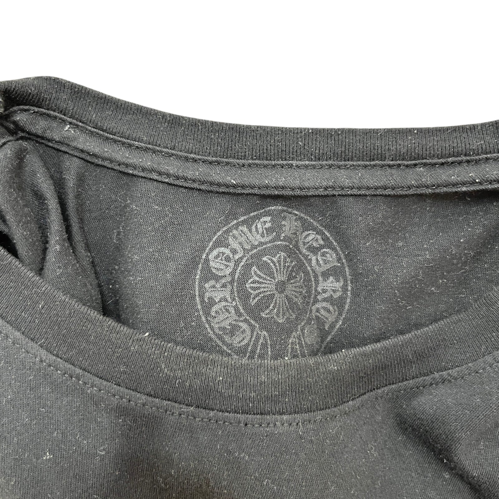 Men's Horseshoe Logo Print T-Shirt Black Size L - Photo 7