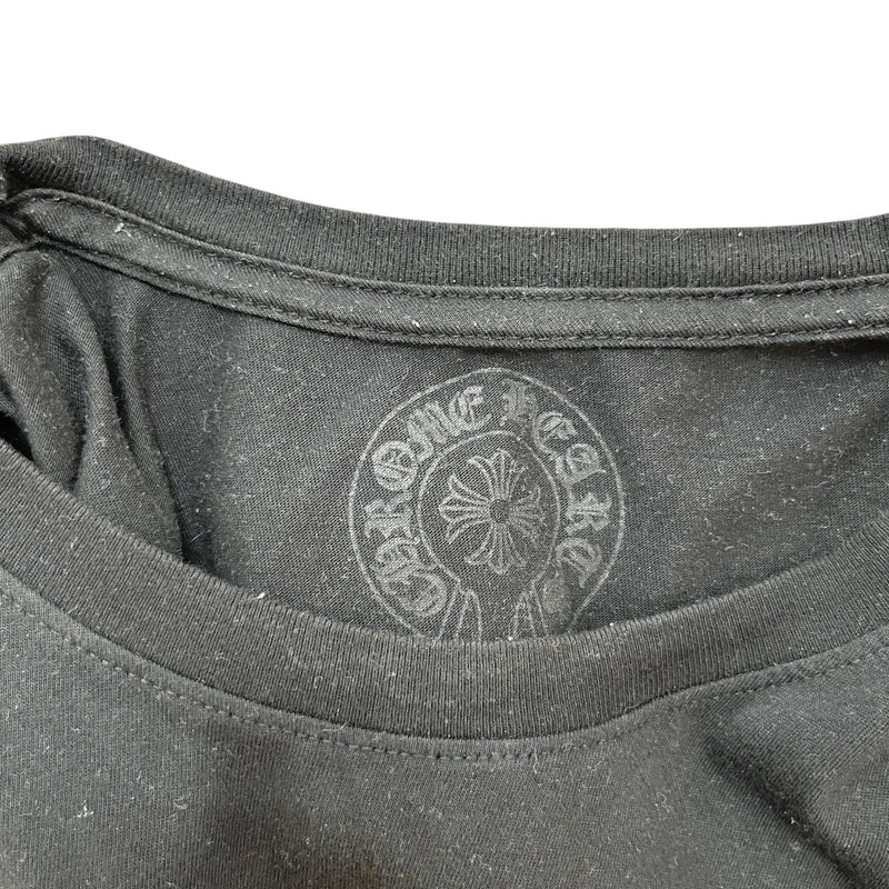 Men's Horseshoe Logo Print T-Shirt Black Size L