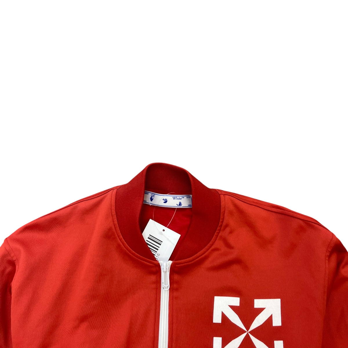 Men's Single Arrow Track Jacket Orange Size S - Photo 5