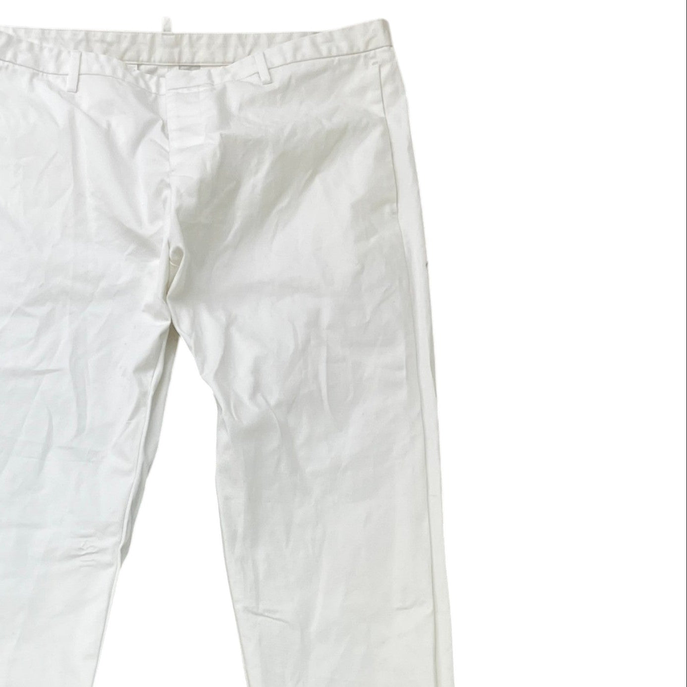 Men's Plain Trousers White Size XL / W36 - Photo 3