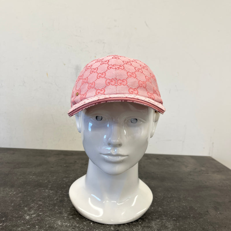 Men's GG Supreme Cap Pink Size L