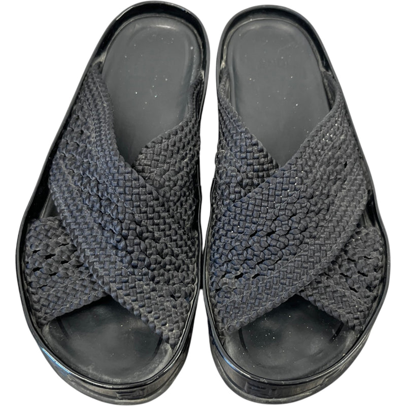 Women's Ff Rafia Sandals Black Size EU 38 / UK 5
