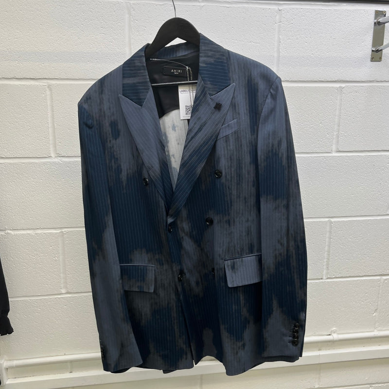 Men's Double Breasted Blazer Jacket Navy Size IT 54 / XXL