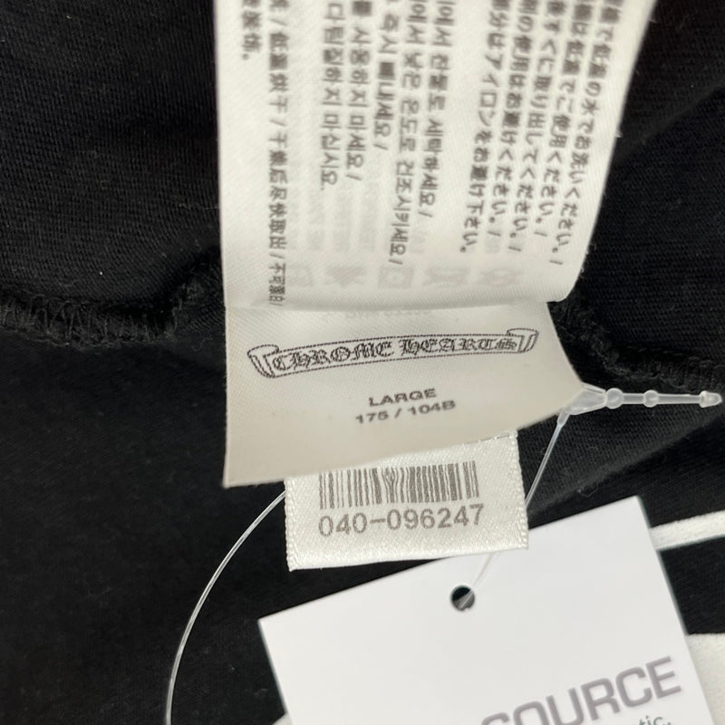 Men's Horseshoe Logo Print T-Shirt Black Size L