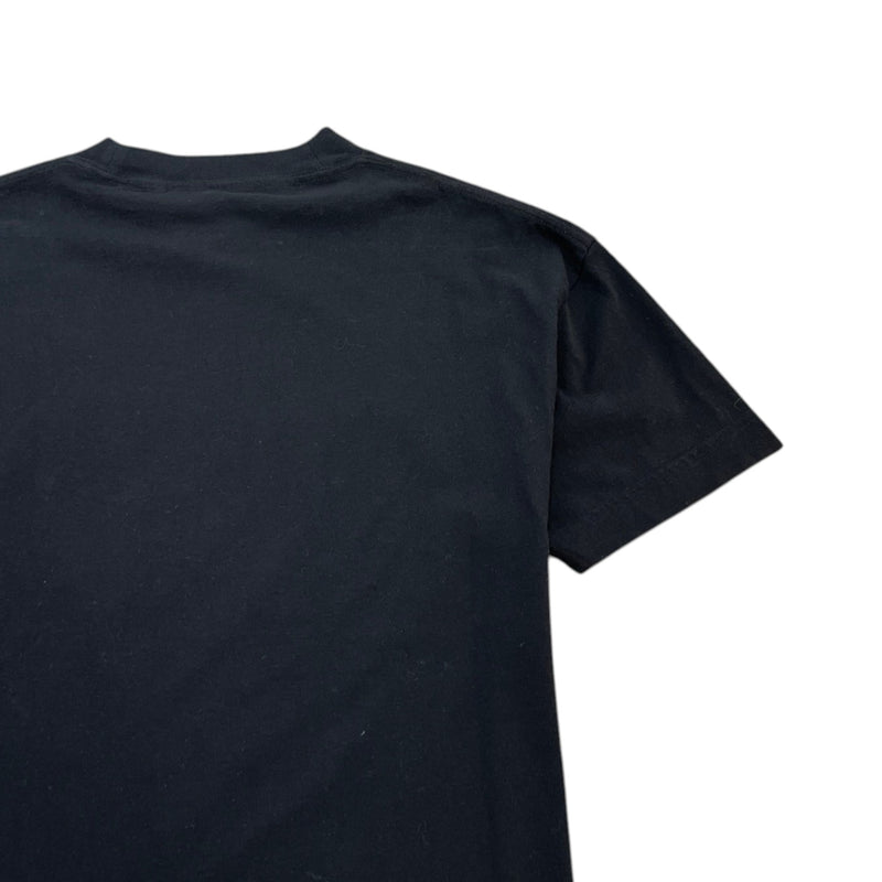 Men's La Sprayed Logo T-Shirt Black Size XS
