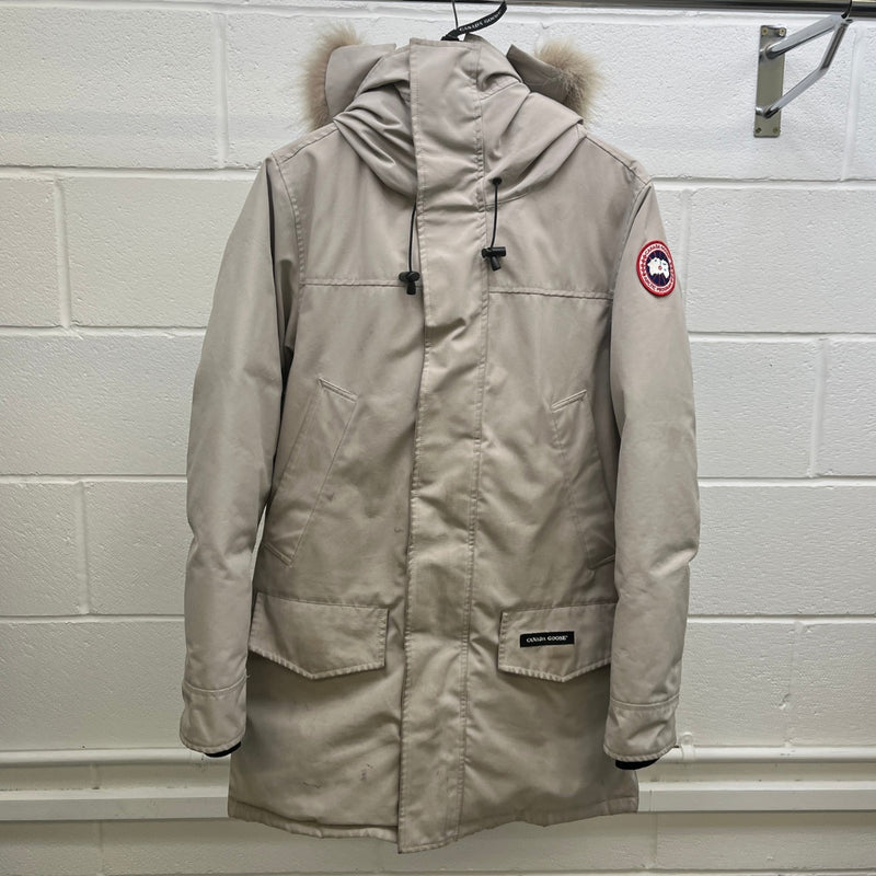 Men's Langford Limestone Down Jacket Beige Size S
