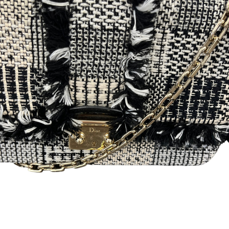 Women's Miss Dior Braided Handbag Black