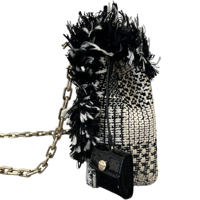 Women's Miss Dior Braided Handbag Black