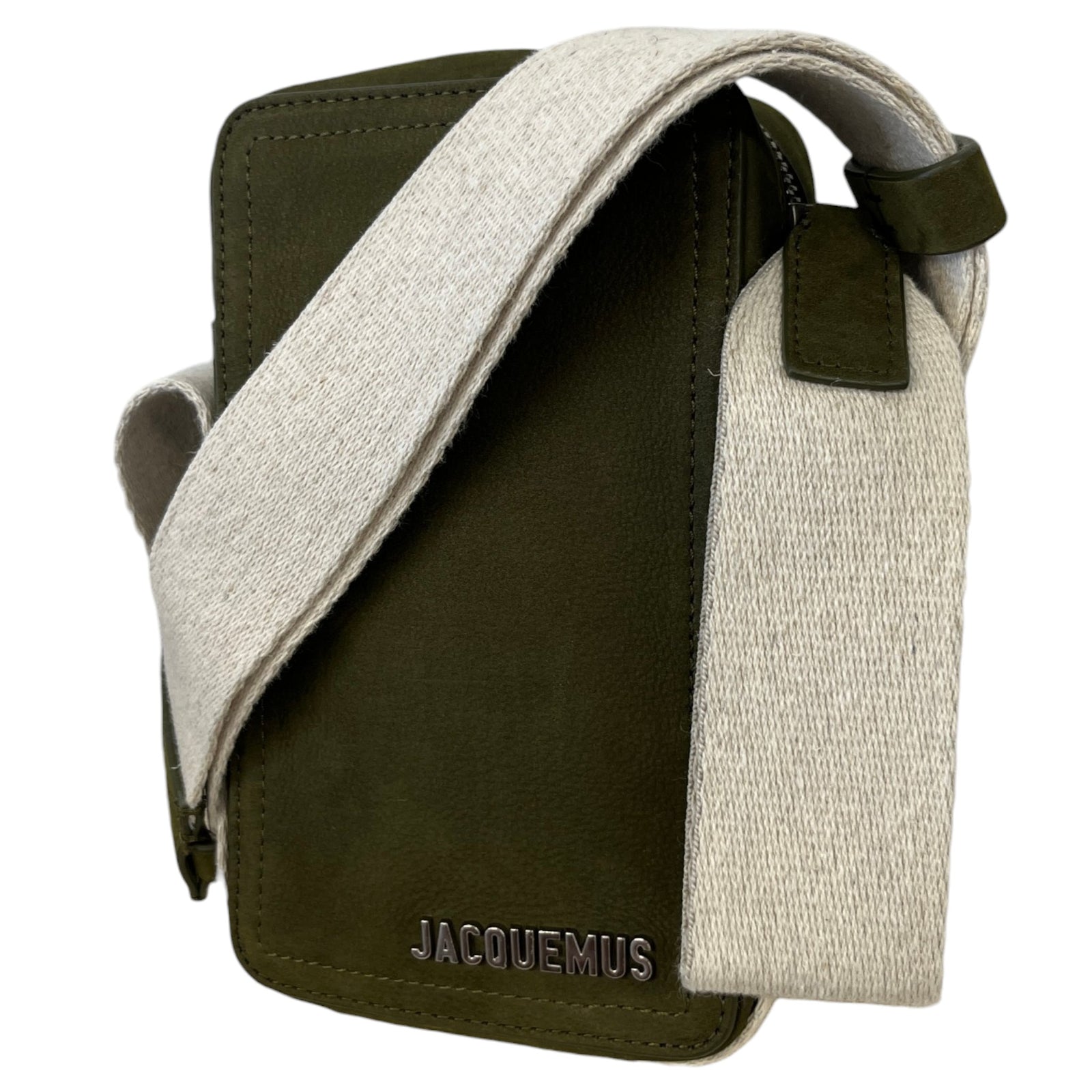 Men's Le Cuerda Vertical Messenger Bag Khaki - Photo 5