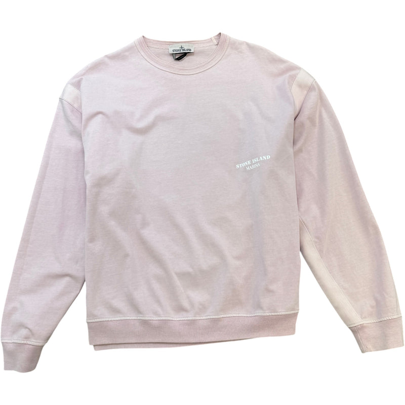 Men's Marina Logo Sweatshirt Pink Size XL