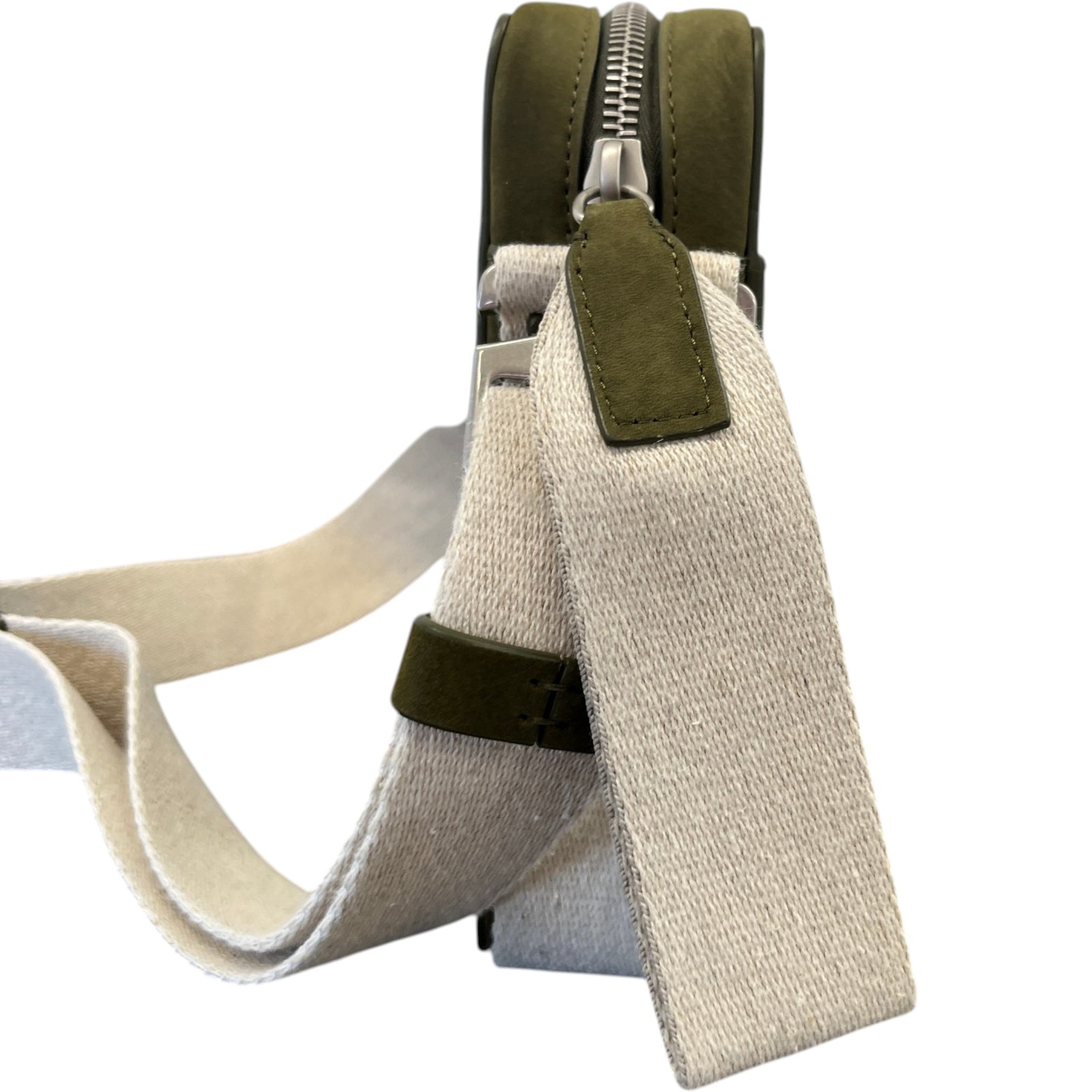 Men's Le Cuerda Vertical Messenger Bag Khaki - Photo 6