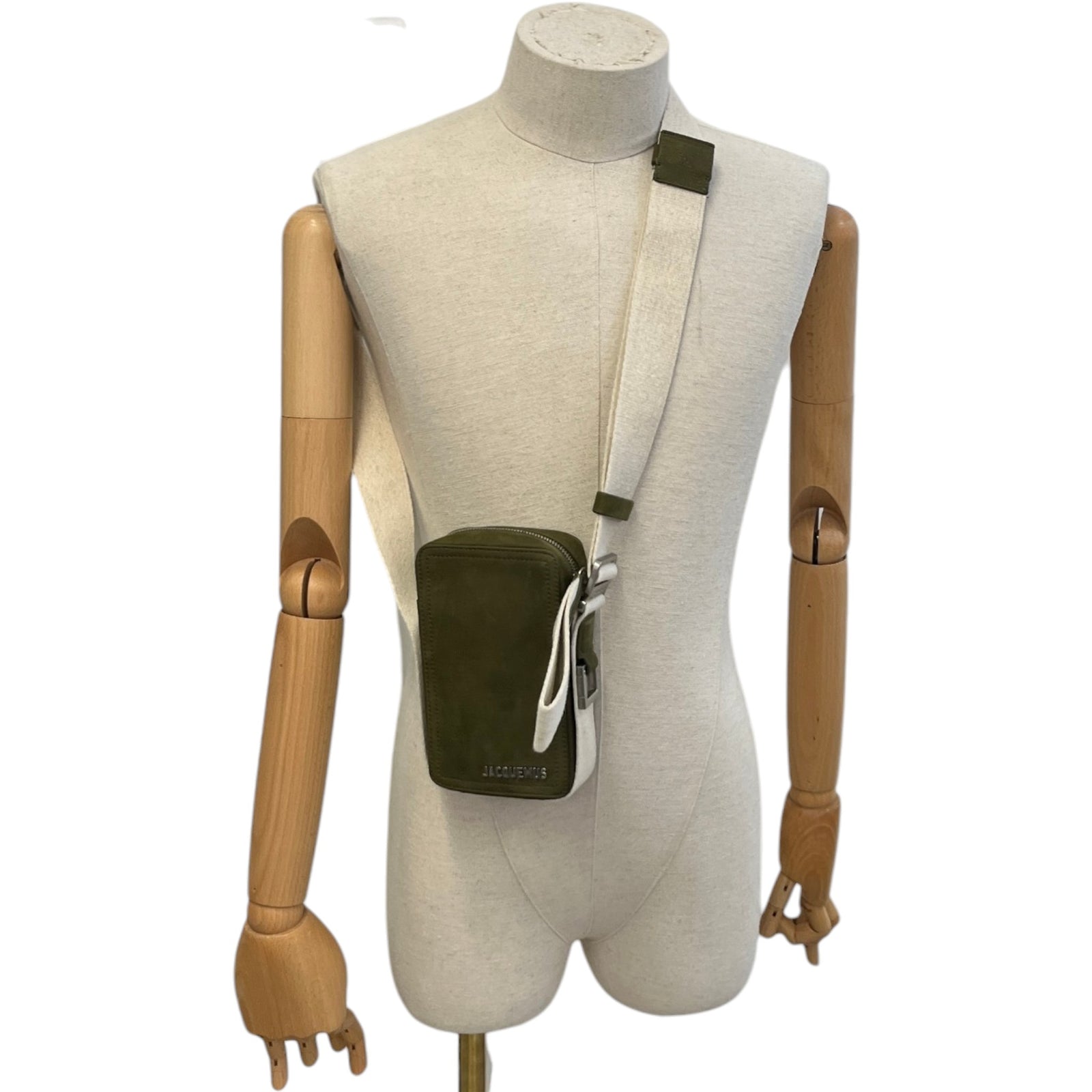 Men's Le Cuerda Vertical Messenger Bag Khaki - Photo 2