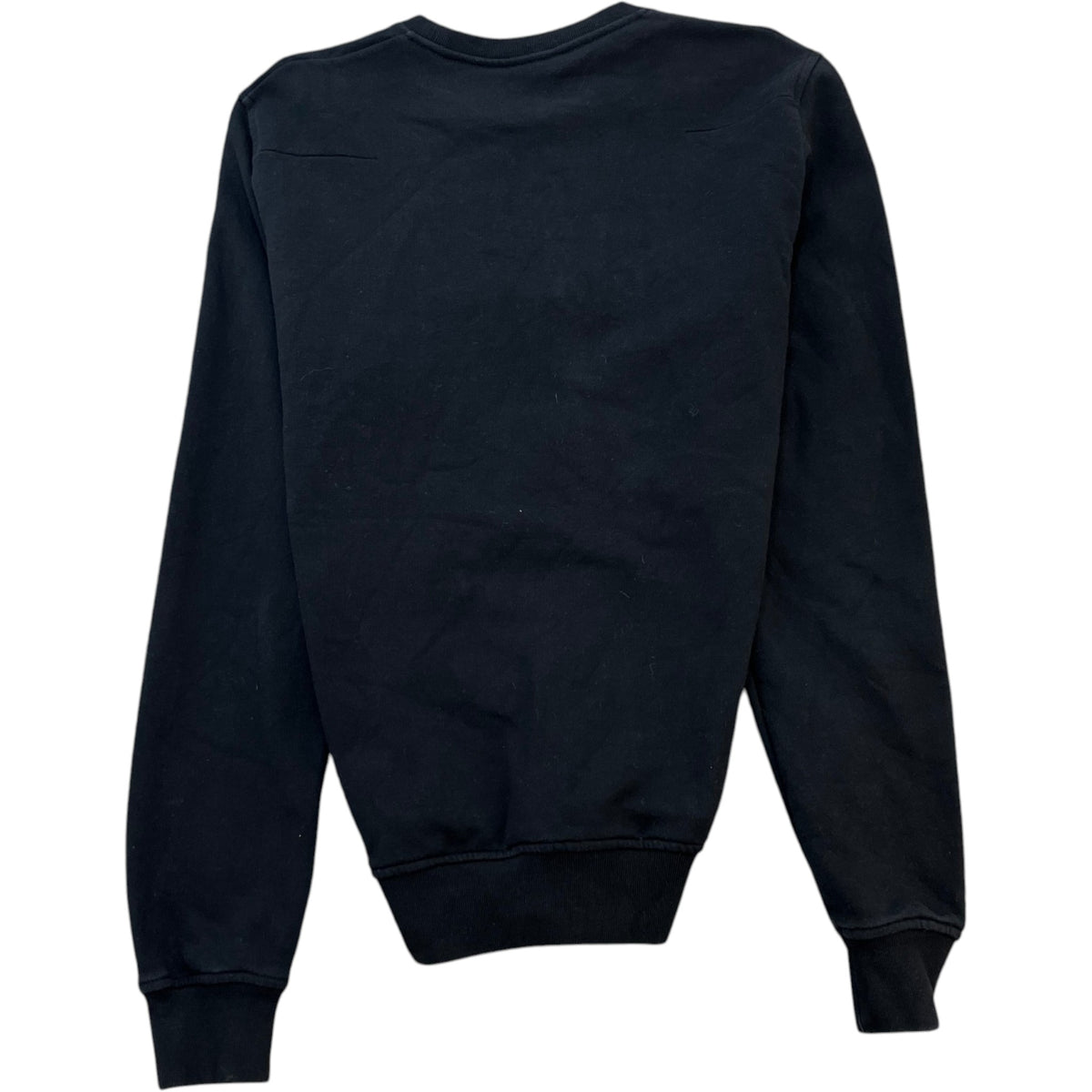 Men's Embroidered Logo Sweatshirt Black Size M - Photo 2