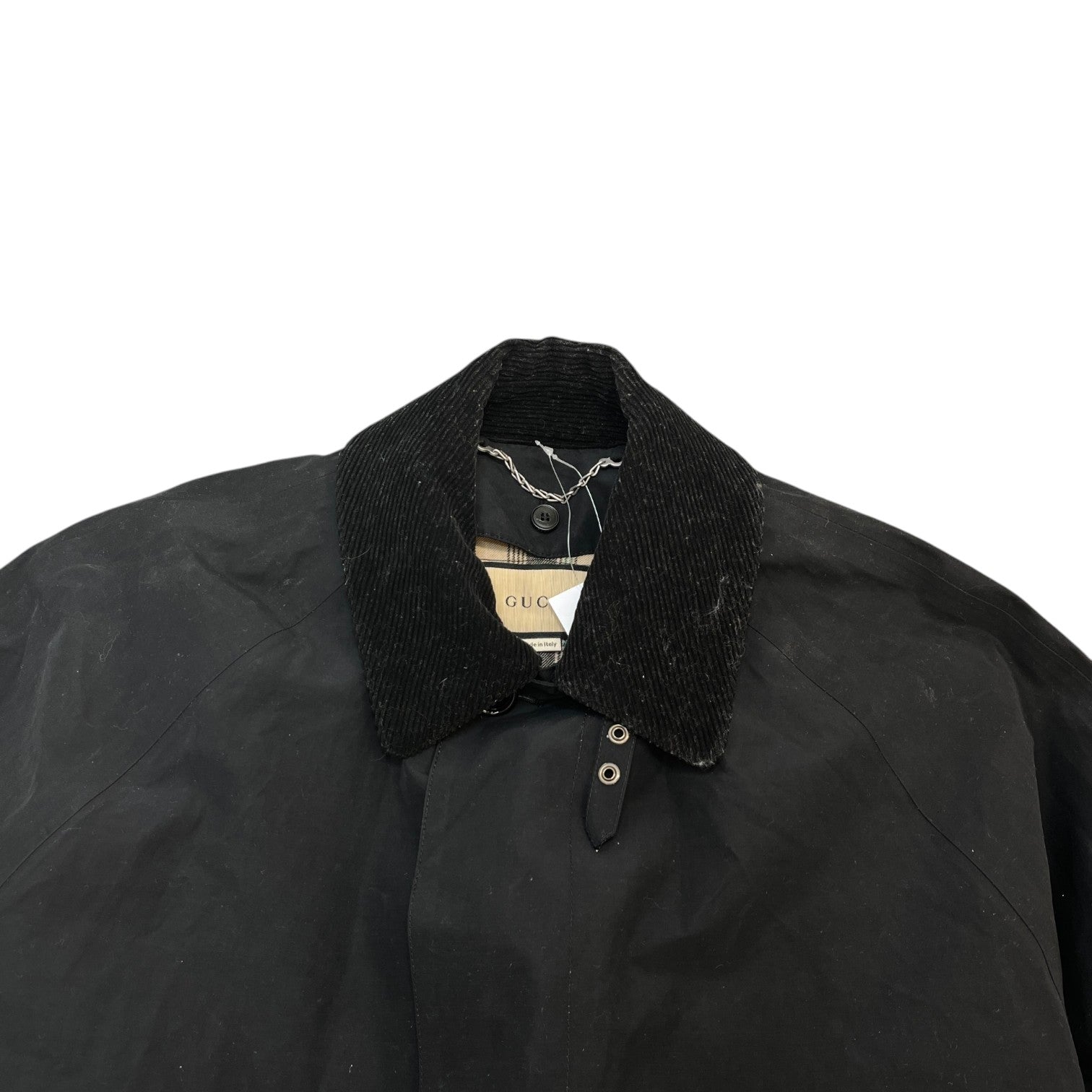 Men's "You Got Good Taste" Trench Jacket Black Size IT 48 / M - Photo 5