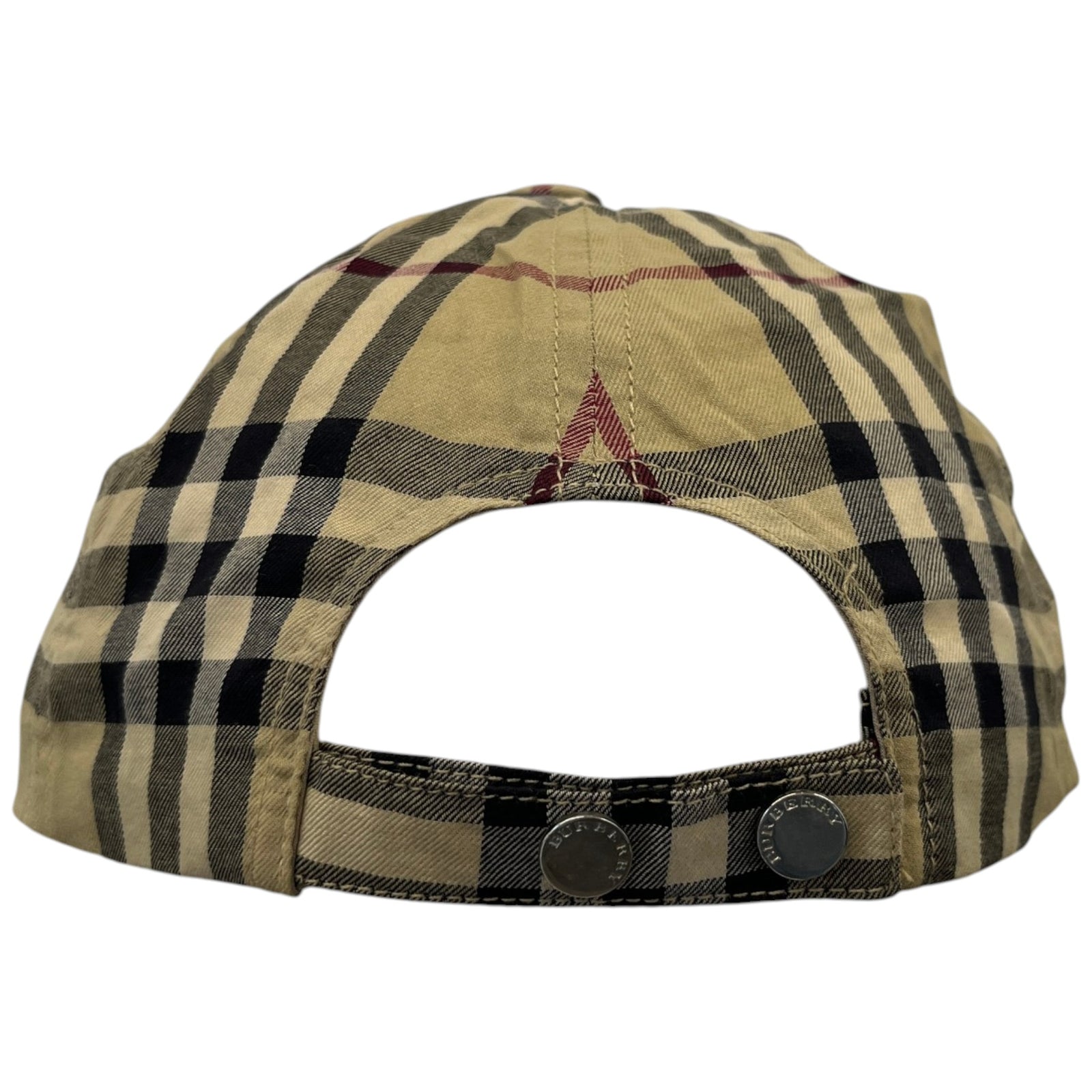 Men's Checkered Cap Beige - Photo 2